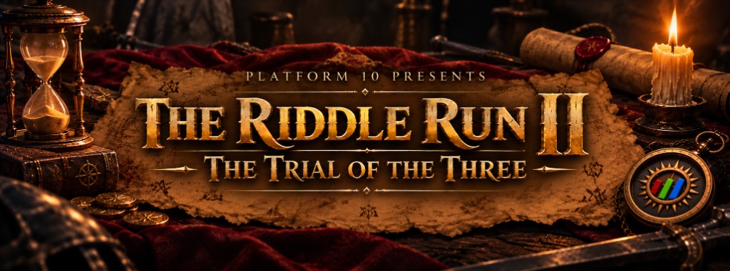 The Riddle Run II — The Trial of the Three. Platform 10 presents. Race your P10 clanmates through a series of OSRS riddles.